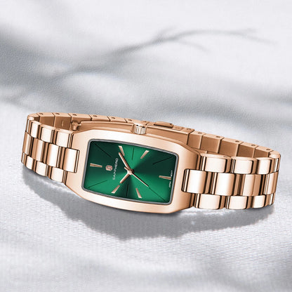 SAPPHEROLuxury Women's Watch Stainless Steel Strap Waterproof Watch Ultra-thin Dial  Fashion Simple Women's Watch Accurate Watch