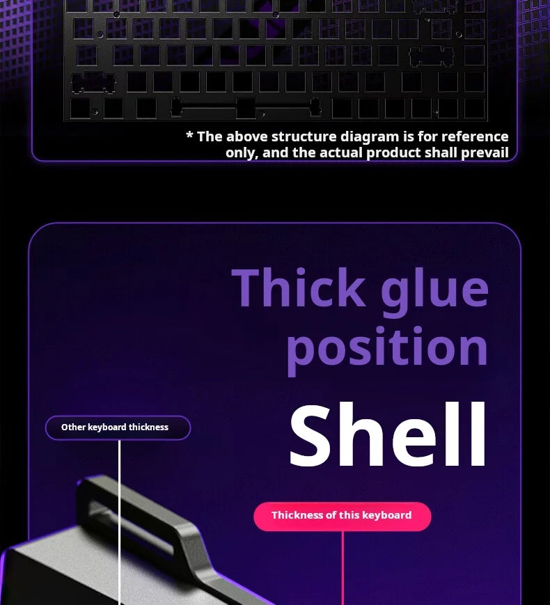 AULA WIN60 HE Magnetic Axis Mechanical Keyboard, 61-Key Wired Gaming Keyboard with Hall Effect Switches, 8K Polling Rate, Hot-Swappable RGB Keyboard for Esports & PC Gaming