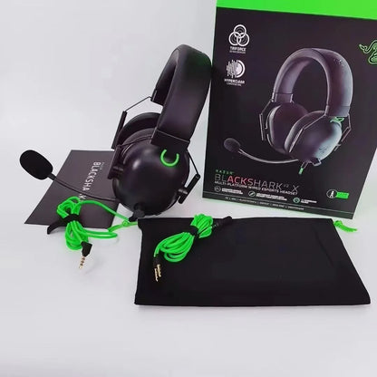 Razer BlackShark V2 X Gaming Headset – 7.1 Surround Sound Wired Gaming Headphones with Noise-Cancelling Microphone for PC, PS5, PS4, Xbox & Nintendo Switch