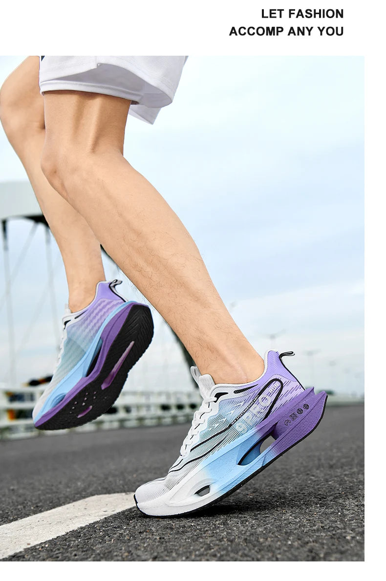 Baskets de marathon respirantes pour hommes - Chaussures de basket-ball tendance - Chaussures de marche pour homme - Baskets décontractées pour femme - Légères