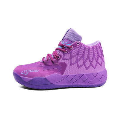 The youth actual combat basketball shoe movement outdoor comfortable cushioning wear-resisting fashion breathable high quality