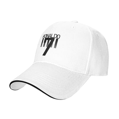 Footbal Ronaldos Baseball Cap Hip Hop Sandwich Hats Unisex Adjustable Sun Hat Running Golf