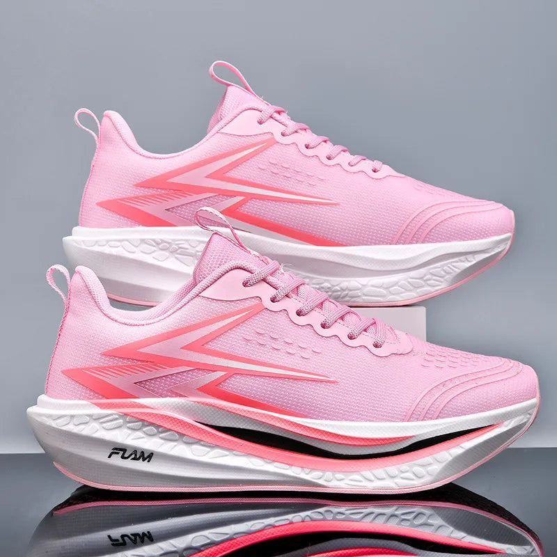 New Running Shoes Men Speciality Marathon Men's Sports Lightweight Carbon Board Women's Comfortable Athletic Nonskid Sneakers
