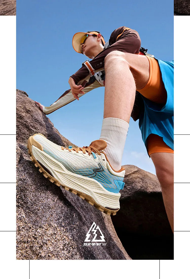 361 Degrees WUXIA 2.0 Lightweight Soft Airy Rebound Cushioning Non-Slip Outdoor Hiking Versatile Sneaker Male 672542201