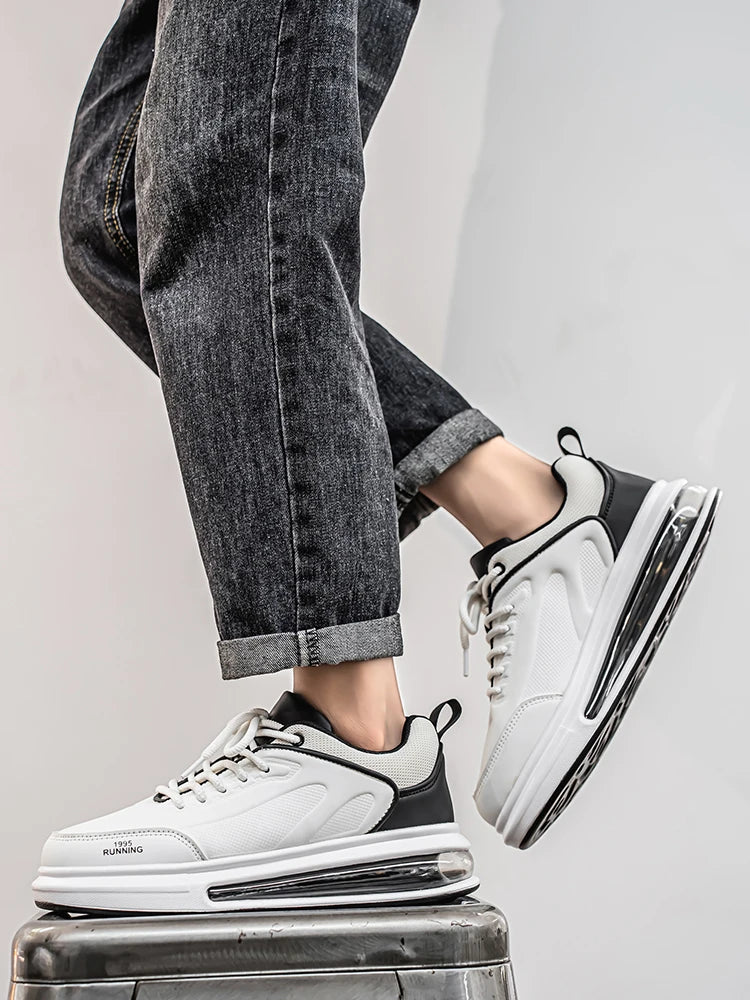 Air Cushion Men Sports Running Shoes Casual Breathable Lightweight Women's Comfortable Athletic Nonskid Walking Sneakers ﻿