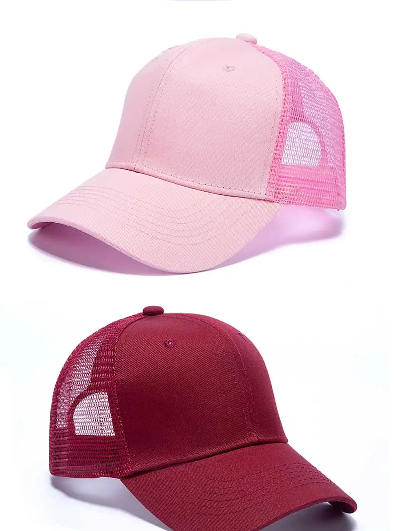 Cappellini da baseball all'ingrosso da uomo, cappellini casual, cappelli in mesh da donna, cappelli unisex con logo personalizzato, cappelli ricamati