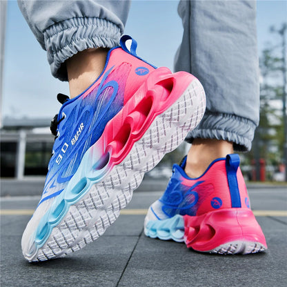 Sneakers unisex leggere con suola morbida e ammortizzante, scarpe da corsa professionali per l’allenamento, nuove scarpe da corsa per l’outdoor con fibbia girevole
