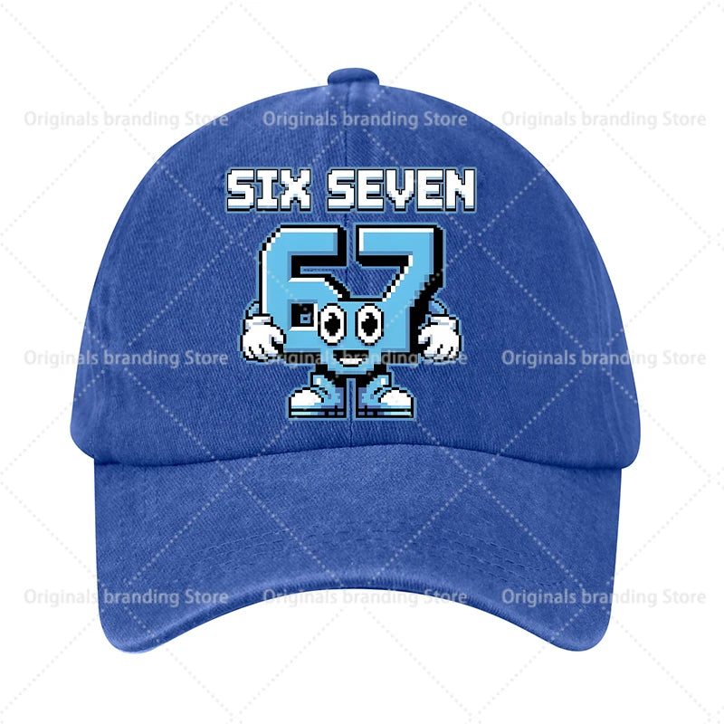 Steal A Brainrot 67 Children Baseball Cap Men Women Sun Hat New Adult Outdoor Sport Sunbonnet Retro Headgear Gift Hot Sales