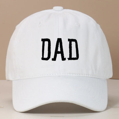 Mom and Dad Embroidered Baseball Hat Retro Sports Running Sunscreen Leisure Daily Versatile Travel Duck Tongue Hat