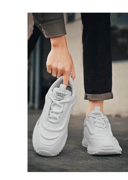 Sapatilhas de Caminhada e Corrida para Homem, Casuais, Leves, para Ténis, Desportivas, Respiráveis, Nova Moda, Tamanho Grande 47