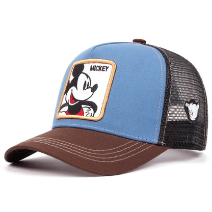 High Quality Brand Anime Cartoon Snapback Cotton Baseball Cap Men Women Hip Hop Dad Mesh Hat Trucker Hat Dropshipping