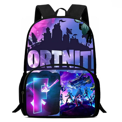 Classic Game Fortnites Kids Backpacks Boys Girls Student Birthday Gift Child School Bags Large Capacity Camping Durable Rucksack