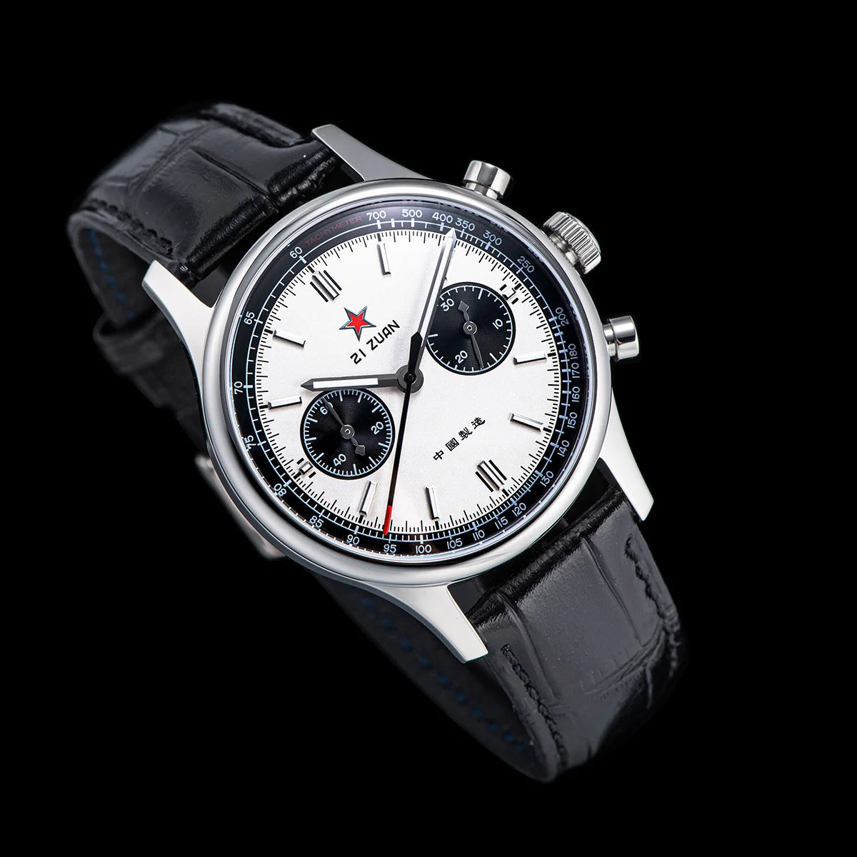 1963 Panda Pilot Chronograph Watch Men 40mm Air Force Sapphire Senior ST1901 Mechanical Wristwatches Retro Clock Men's Watch