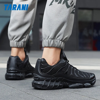 Men's Cushion Sports Shoes Lightweight Breathable Running Shoes Gym Workout Training Walking Comfortable Shock Absorption
