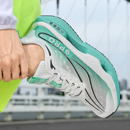 Baskets de marathon respirantes pour hommes - Chaussures de basket-ball tendance - Chaussures de marche pour homme - Baskets décontractées pour femme - Légères
