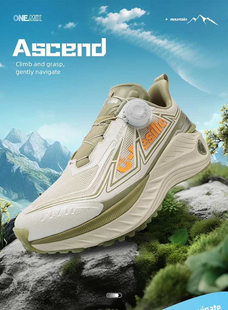 ONEMIX Scarpe sportive casual da viaggio autunno-inverno da uomo, scarpe da passeggio per attività all'aperto, scarpe leggere antiscivolo, scarpe da trekking per uomo