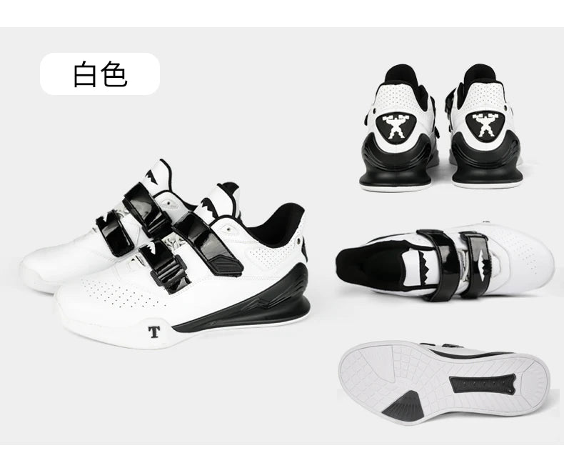 Scarpe professionali da sollevamento pesi, comode scarpe da squat indoor, scarpe sportive resistenti antiscivolo per sollevamento pesi e stacco duro