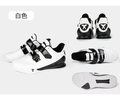 Scarpe professionali da sollevamento pesi, comode scarpe da squat indoor, scarpe sportive resistenti antiscivolo per sollevamento pesi e stacco duro