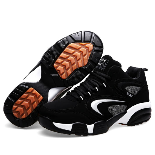 Trendy sneakers met kleurblokken voor heren in grote maten, comfortabele, antislip veterschoenen voor heren, geschikt voor buitenactiviteiten