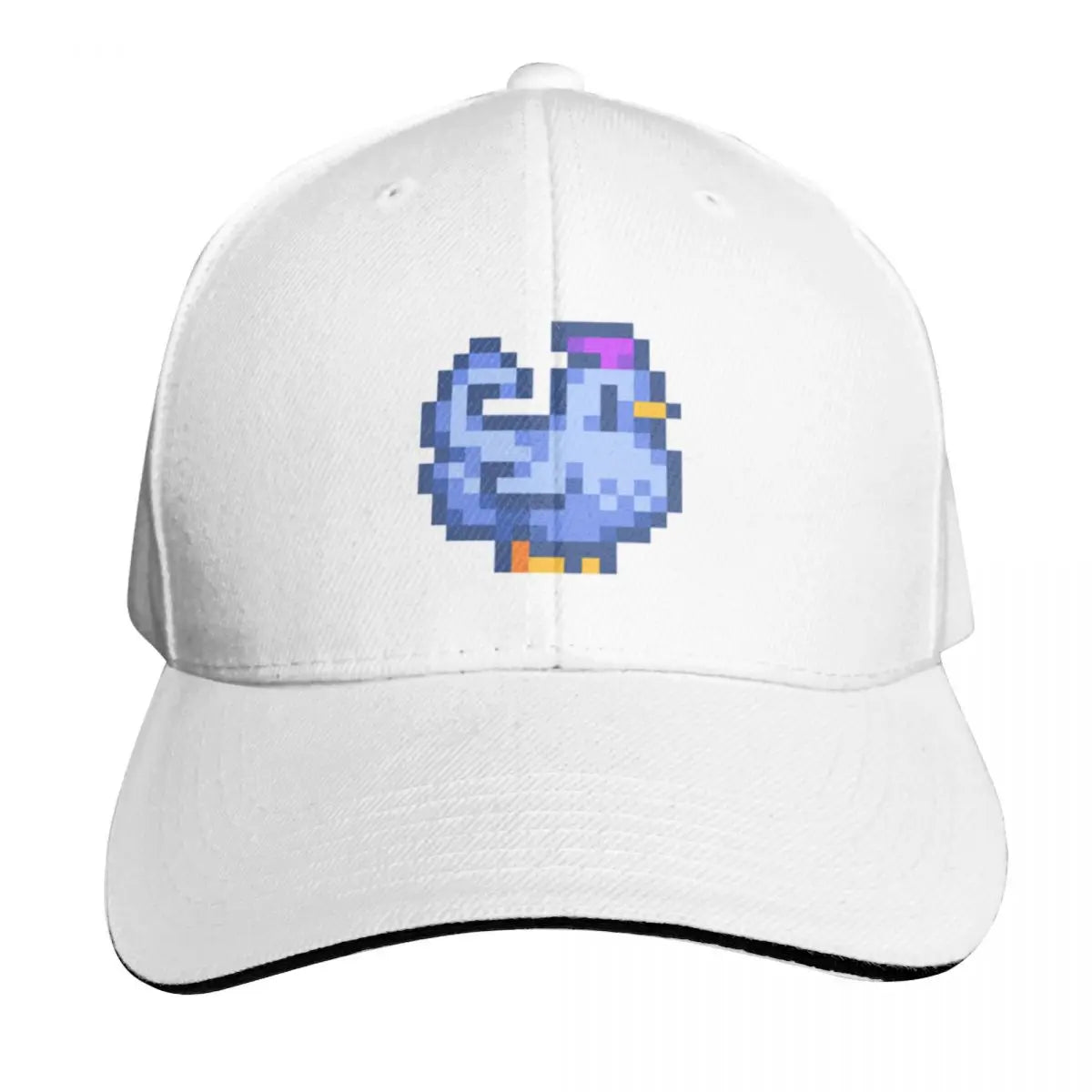 Stardew Valley Blue Chicken Baseball Cap Golf Hat derby hat Sun Hat For Children Military Tactical Cap Caps Male Women's