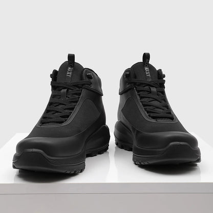 Chaussures de randonnée pour hommes, modèle montant, pour activités de plein air, antidérapantes, résistantes à l’usure, avec semelle épaisse, protection anti-choc pour les orteils, tissu en maille respirant, bottes