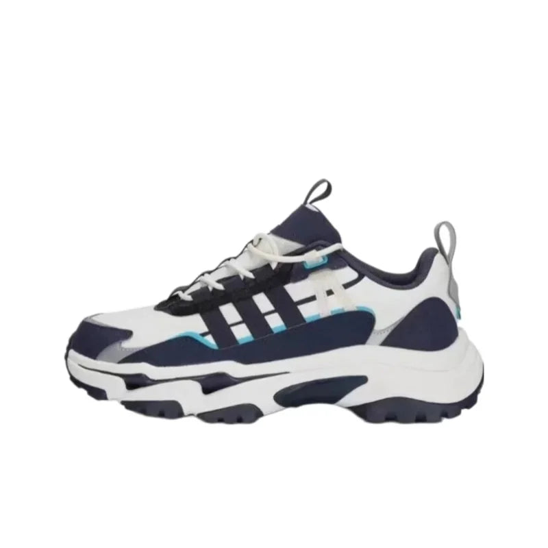 Adidas, chaussures de course basses, modèle Citywalk, tendance, antidérapantes, durables, baskets de style « dad shoes », unisexe, blanches et bleues, JR8331, confortables.