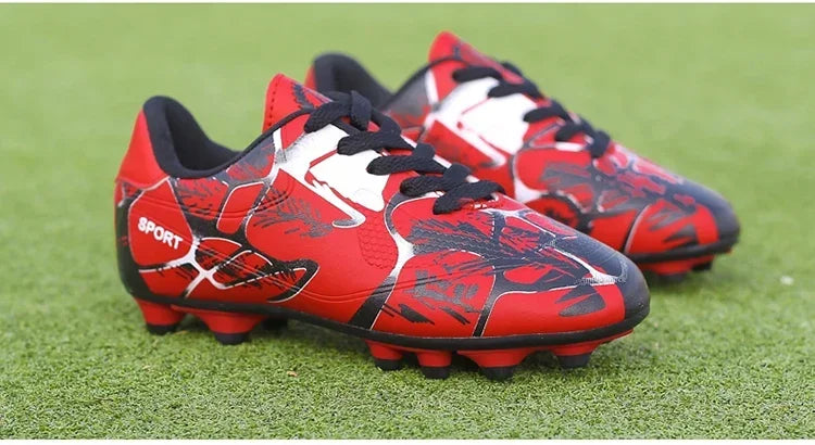 Chaussures de Football pour enfants, chaussures de Football pour garçons, Futsal, baskets d'intérieur rapides, crampons originaux, bottes de Football