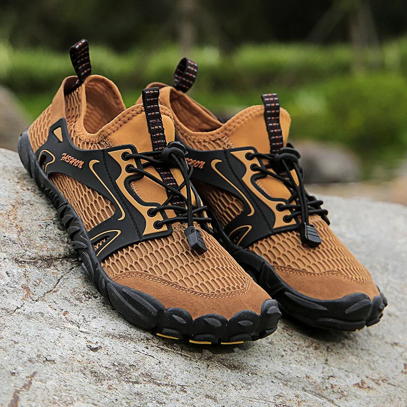 Vandsandaler til mænd, trekking- og vandresko, dræningssko, strandsandaler, hurtigtørrende svømmesandaler, barfodsandaler, dykker-, fiske- og surfesko, sneakers