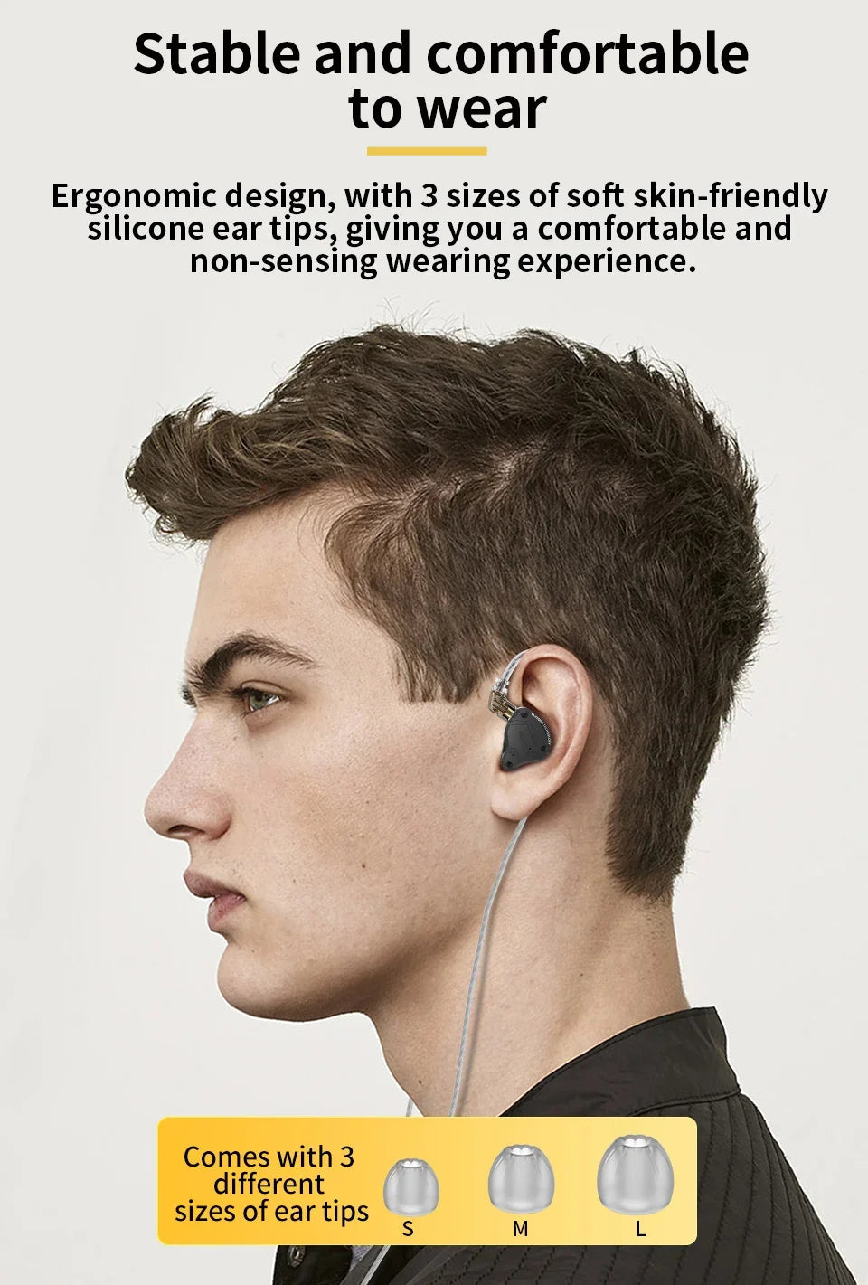 KZ ZS10 Pro X HiFi Hybrid Driver Earphones Wired In-Ear Monitor Headphones with Metal Shell, Bass Earbuds, Detachable Cable & Microphone