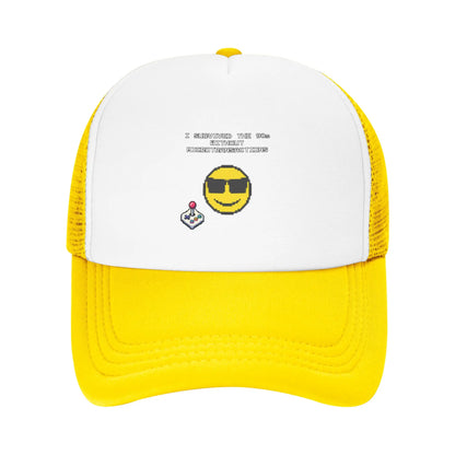 Fashion I Survived The 90s Without Microtransactions Funny Gaming Meme  Mesh baseball cap  Gorra Brand Cap