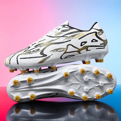 Nouveaux hommes chaussures de Football Sport formation bottes de Football doux ultraléger respirant professionnel baskets unisexe herbe crampons Match
