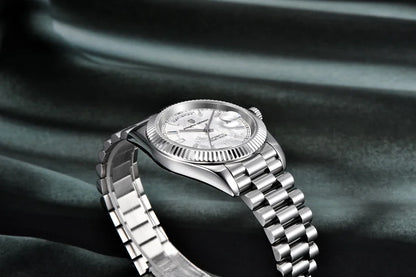 PAGANI DESIGN DD40 herenhorloge – Model in roségoud, luxe mechanisch polshorloge, automatisch uurwerk, saffierglas met antireflectiebehandeling, waterdicht