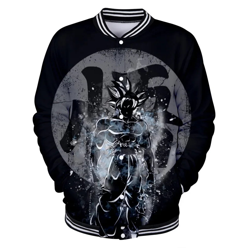 Dragon Ball Streetwear – baseballová uniforma pro muže a ženy, Son Goku, kostýmy pro dospělé, bundy, jarní a podzimní kabáty, svetry, mikiny, dárky