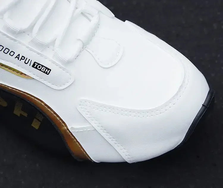 Wasserdichte Herren-Sneaker aus PU-Leder, lässige Sportschuhe, leichte, atmungsaktive, flache und rutschfeste Tennisschuhe, Zapatillas Hombre