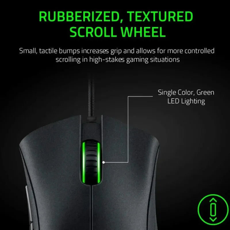 Razer DeathAdder Essential Wired Gaming Mouse / Wired Mice 6400DPI 5 Independent Buttons For Laptop PC Gamer