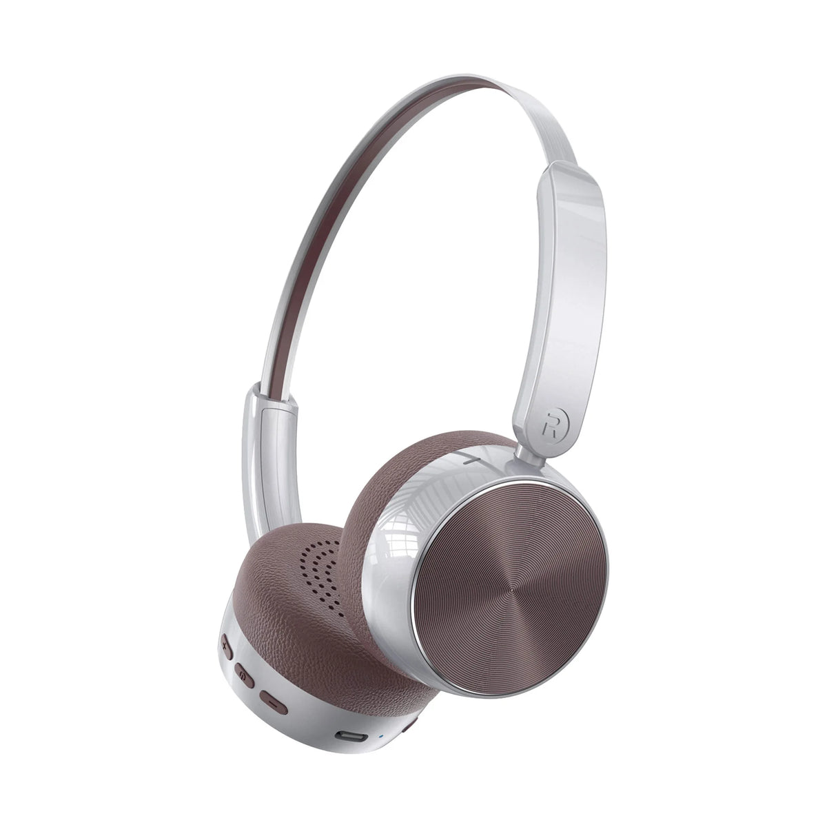 Casque sans fil rétro Bluetooth 5.4, écouteurs supra-auriculaires, 80H d'autonomie, haut-parleur 40mm, charge Type-C, coussinets doux, micro intégré