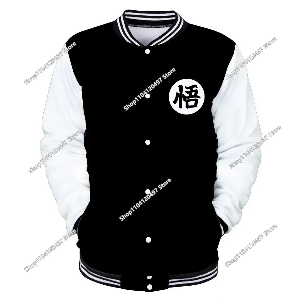 Dragon Ball Streetwear – baseballová uniforma pro muže a ženy, Son Goku, kostýmy pro dospělé, bundy, jarní a podzimní kabáty, svetry, mikiny, dárky