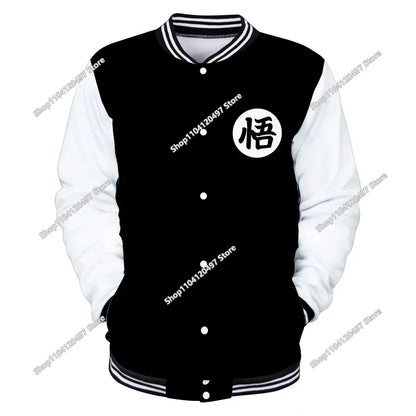 Dragon Ball Streetwear – baseballová uniforma pro muže a ženy, Son Goku, kostýmy pro dospělé, bundy, jarní a podzimní kabáty, svetry, mikiny, dárky