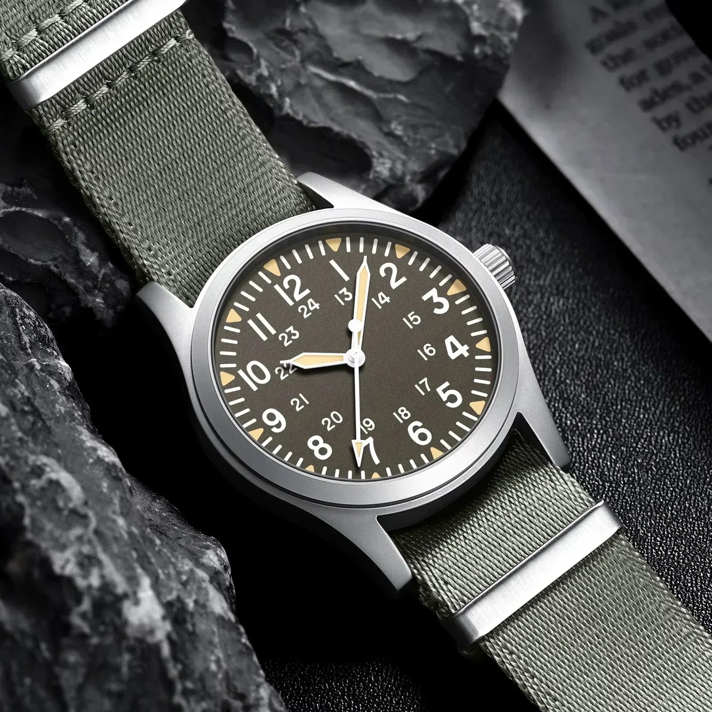 MILITREK 2026 New Military Retro Men's VH31 Quartz Watch 37mm Sapphire Stainless Steel 100m Waterproof C3 Luminous Watch for Men