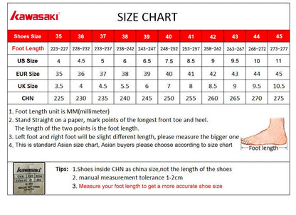 Kawasaki 2025 Sport Shoes For Women Man Trainers Professional Anti Twist Protection For Arch Sprain Badminton Shoes K4B50-C32011
