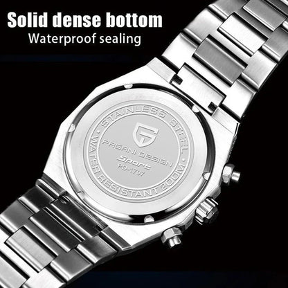 Pagani Design 2026 New Vk63 Fashionable Men V2 Quartz Chronograph Luxury Sapphire Stainless Steel Waterproof Sport 20Bar Luminou