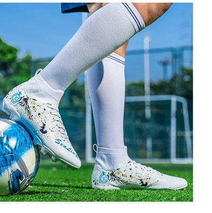 Botas de fútbol de alta calidad para hombre, zapatillas de fútbol para niños y adolescentes, botas de fútbol para niños, zapatillas deportivas unisex de fútbol