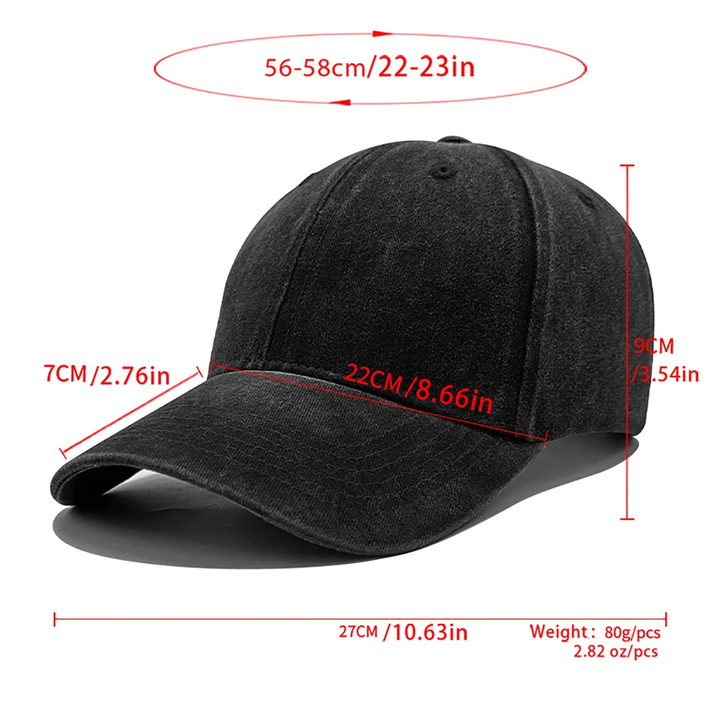 Retro Washed Distressed Baseball Cap Skull Embroidered Dad Hat Men Women Casual Adjustable Outdoor Sun Hat 260617