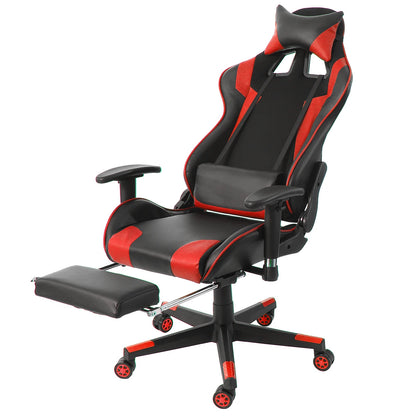 Chaise de bureau en cuir Joylive, chaise de jeu WCG, chaise ergonomique pour ordinateur, pivotante, inclinable, pour salle de jeu