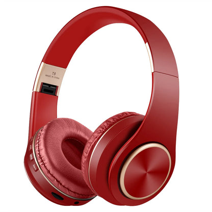 Casque sans fil supra-auriculaire Bluetooth 5.3, stéréo HiFi, faible latence, suppression du bruit, écouteurs de jeu avec microphone ENC