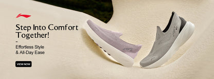 Męskie buty Li-Ning SOFT GO 2 KNIT slip-on do chodzenia, casualowe, amortyzowane, wygodne i stabilne, z siateczki LiNing, sneakersy sportowe do joggingu i na co dzień AGLV017