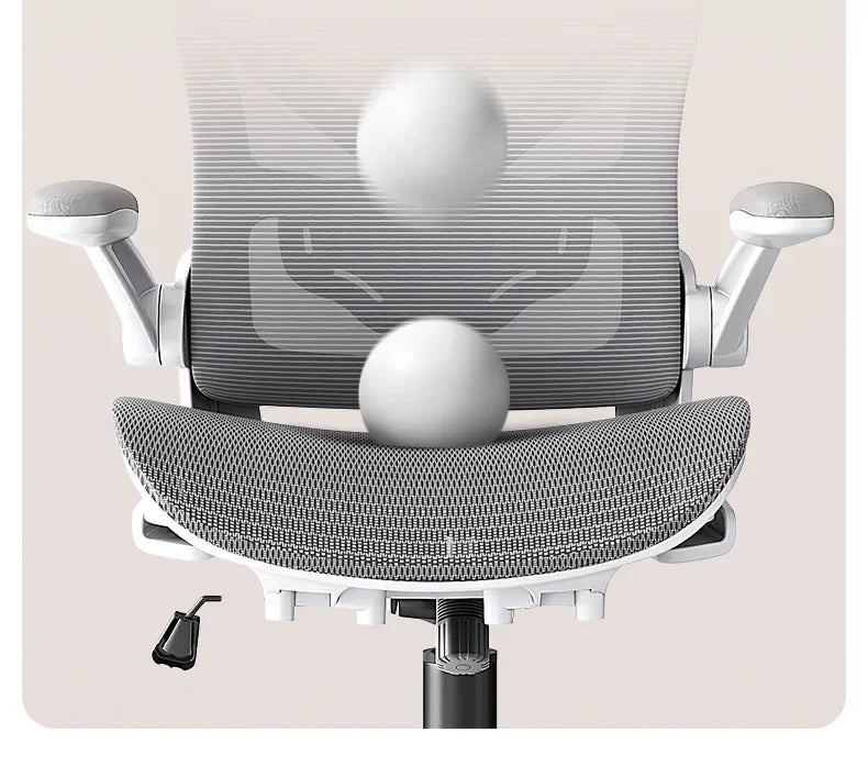 Racing Style Gaming Chair Adjustable Relaxing Chair Recliner 3D Waist Support Mesh Backrest Thick Padding Desk Chair