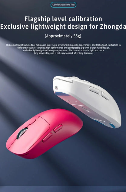 Silent Wireless Mouse 4 Colors Rechargeable Ergonomic Gaming Mice Dual-Mode Bluetooth Computer Gamer Mouse for iPad Office PC