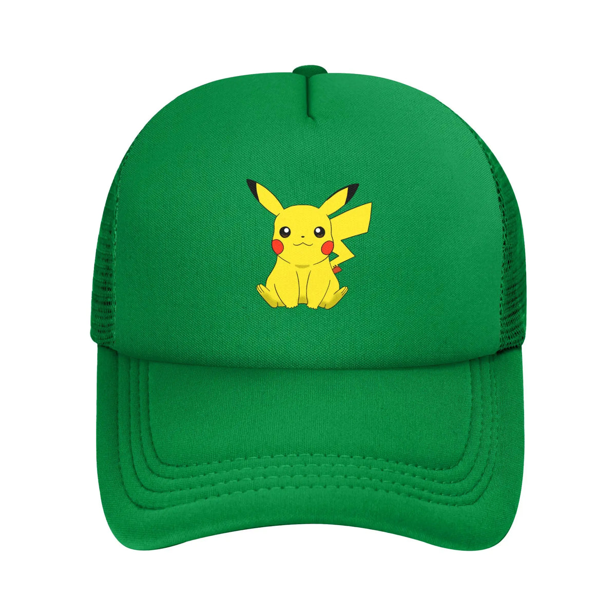 Καπέλα Trucker Pikachu Pokemoned Anime, Καπέλα Unisex, Καπέλα Trucker, Καπέλα αγώνων, Ρυθμιζόμενα καπέλα μπέιζμπολ από πολυεστέρα με πλέγμα, Καλοκαίρι