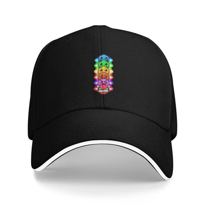 Geometry Gaming Cube Dash Baseball Caps Hip Hop Extreme Demon Sandwich Cap Unisex Style Adjustable Dad Hat Running Golf